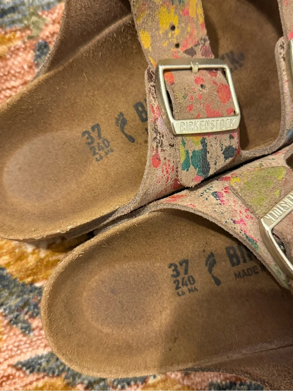 Birkenstock Arizona Paint Print - Picture 6 of 6